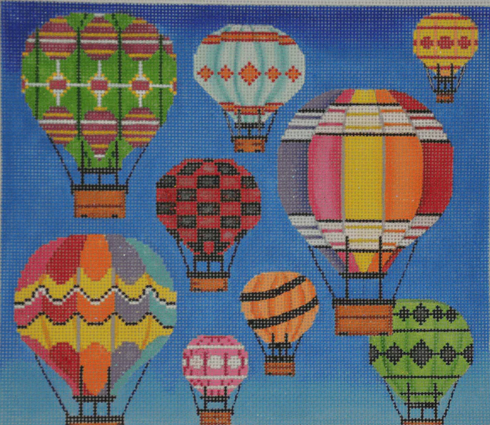 Hot Air Balloons in Flight