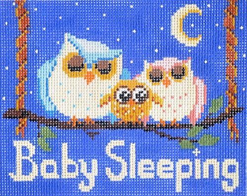Baby Sleeping - Owls on Swing