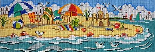 A Day at the Beach Panorama
