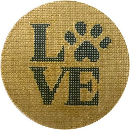 Love Paw 4" Ornament