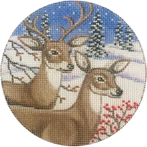 Two Deer Ornament