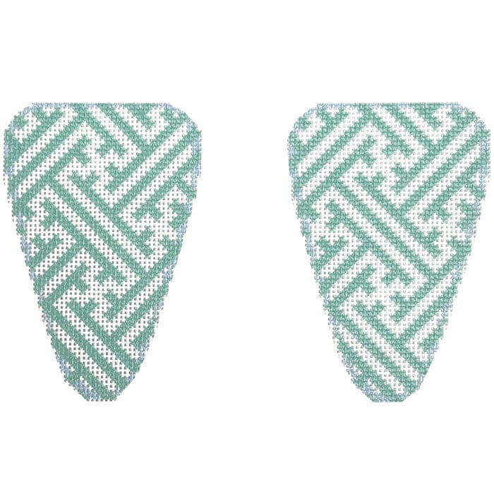 Aqua Fretwork Scissor Case