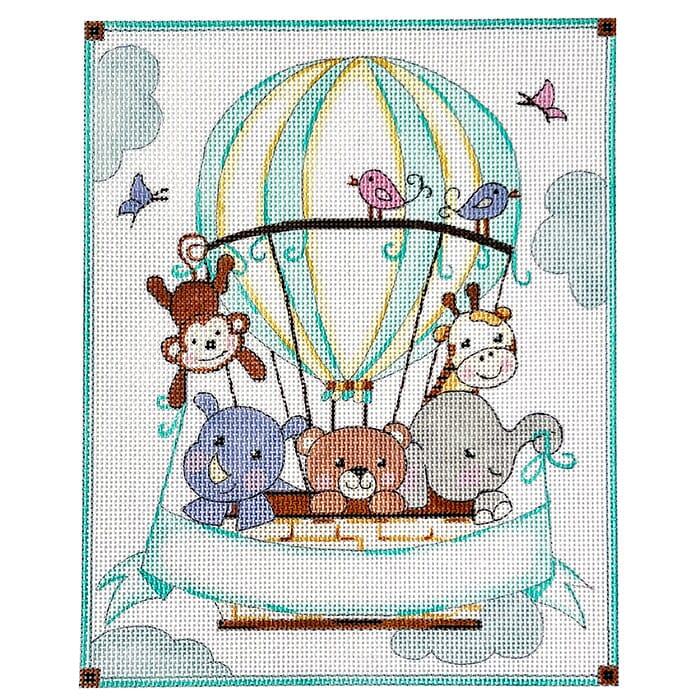 Aqua Hot Air Balloon