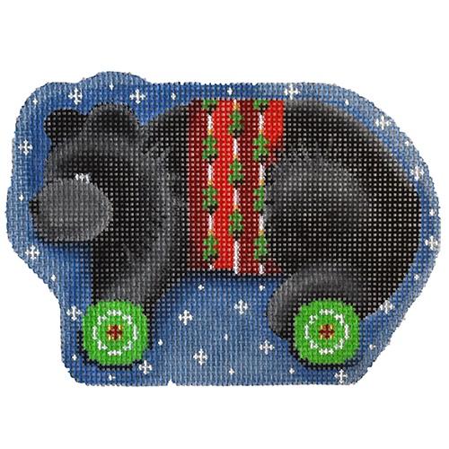 Black Bear w/Holly on Wheels