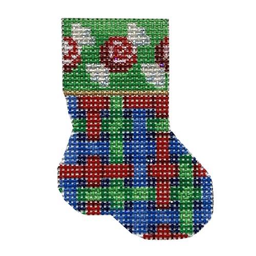 Candies/Woven Ribbons Micro Mini Stocking