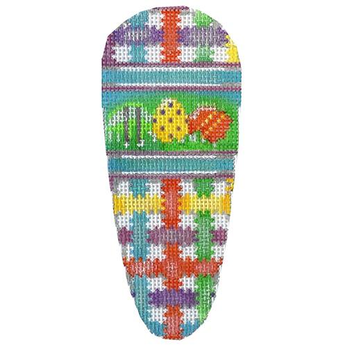 Eggs, Woven Ribbons Carrot