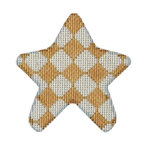 Gold Harlequin Mini Star