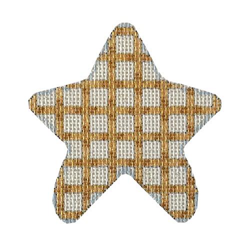 Gold Weave Mini Star