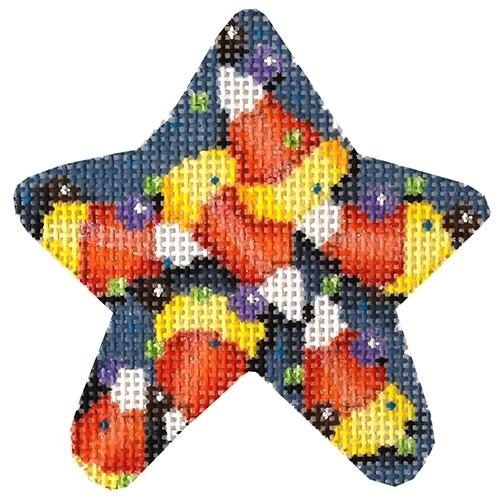Halloween Candy Corn Mini Star