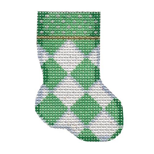Harlequin Micro Mini Stocking-Green