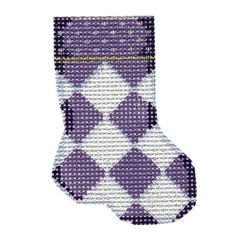 Harlequin Micro Mini Stocking-Purple