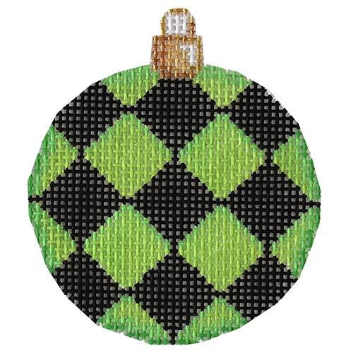 Harlequin Mini Ball Lime and Black