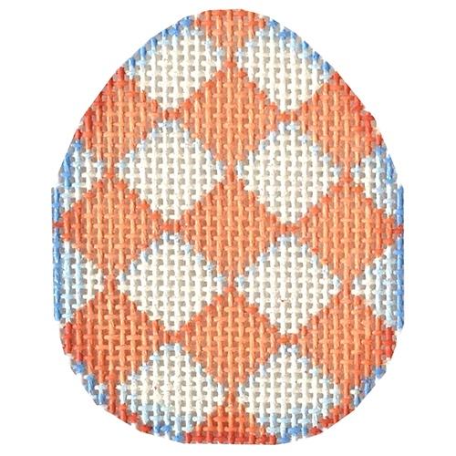 Peach Harlequin Mini Egg