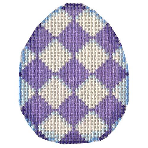 Purple Harlequin Mini Egg