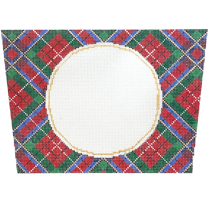 Royal Stewart Monogram Stocking Cuff Round