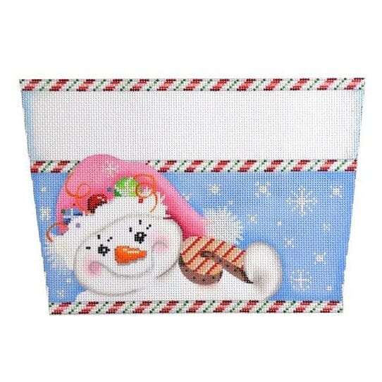 Snowlady / Pink Hat Stocking Cuff