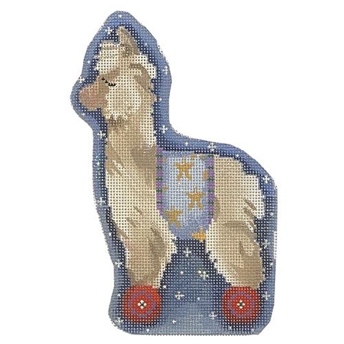 Tan Llama w/Stars on Wheels