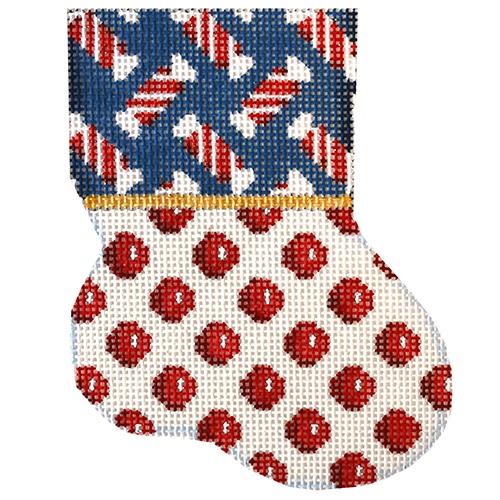 Stick Candies / Red Dot Mini Sock