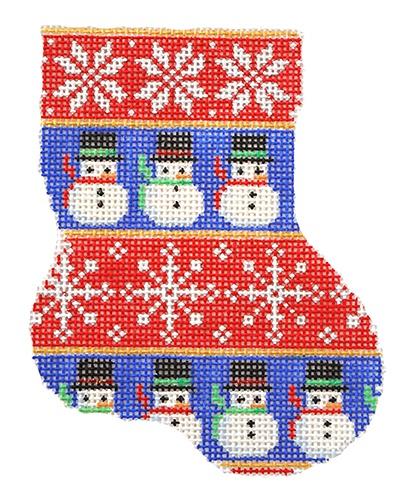 Snowman Mini Stocking