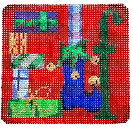 Elf Square Ornament on 18
