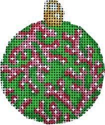 Coral Mini Ball Ornament