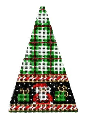 Santa / Plaid Mini Tree