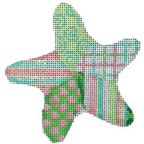 Pattern Patch Starfish Ornament