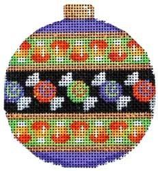 Candy Stripe Ball Ornament