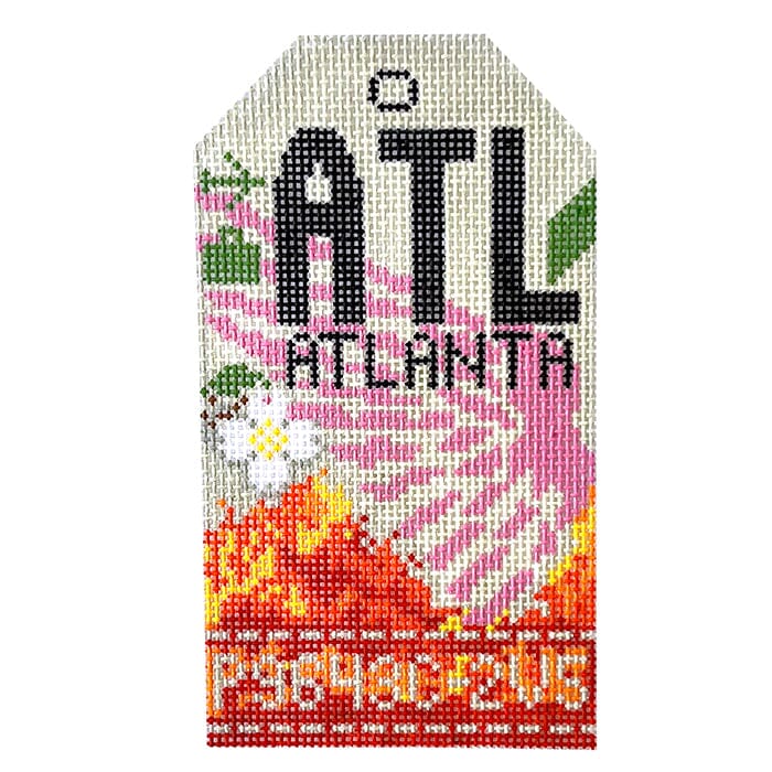 Atlanta ATL Retro Travel Tag