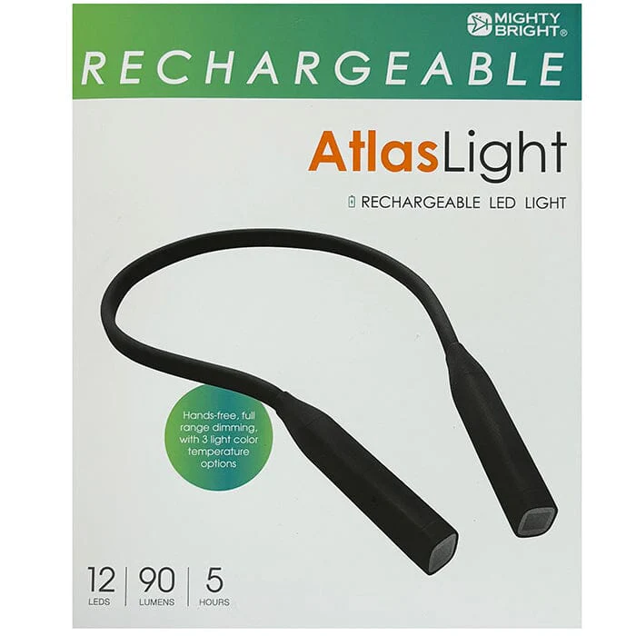 Atlas Rechargeable LED Neck Light - Black