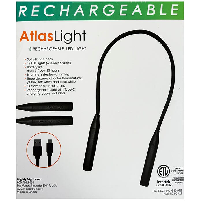 Atlas Rechargeable LED Neck Light - Black - Image 2