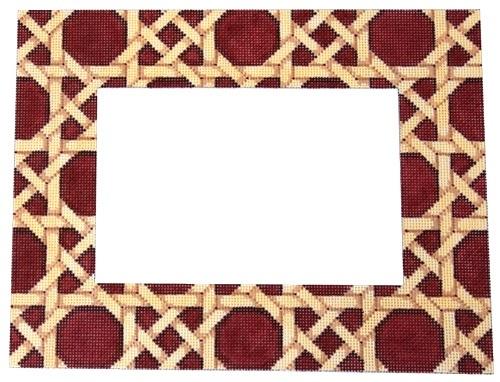 Camel & Red Caning Pattern Frame