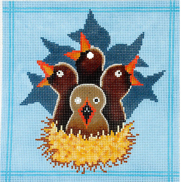 Baby Birds in Nest