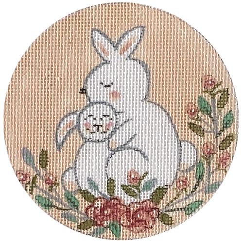 Baby Bunny & Mother Round