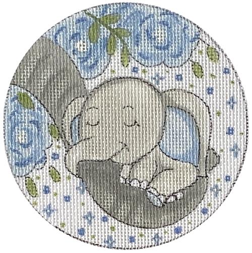 Baby Elephant with Flowers - Boy