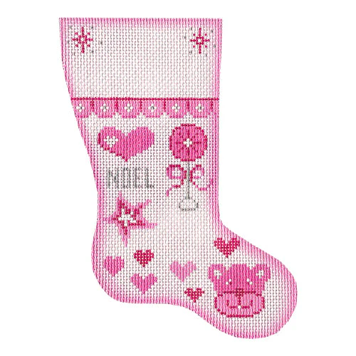 Baby Girl Pink Mini Stocking