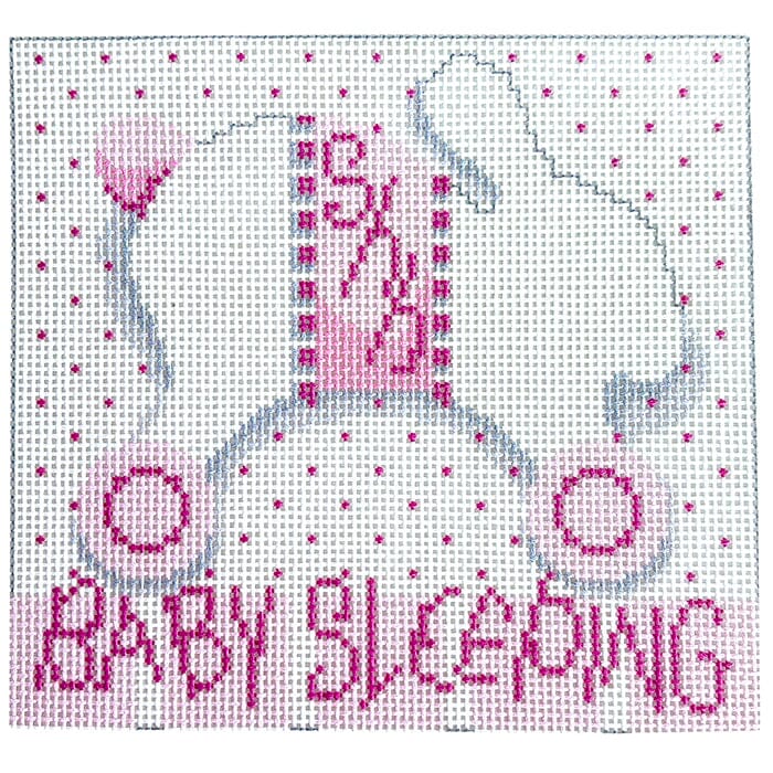 Baby Sleeping Bunny/Wheels Pink