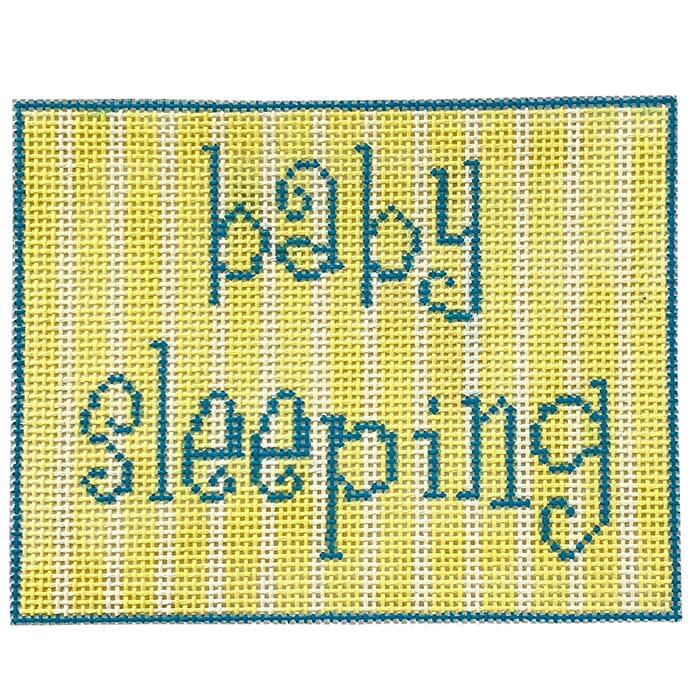 Baby Sleeping in Yellow
