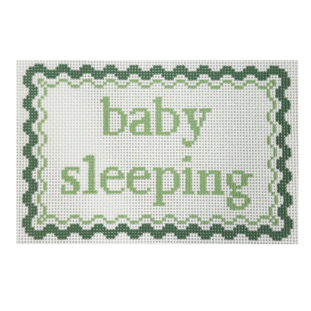 Baby Sleeping - Neutral Green
