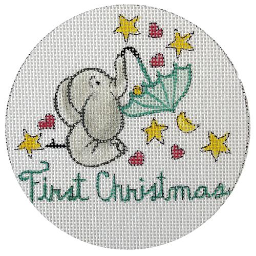 Baby's First Christmas Elephant & Stars
