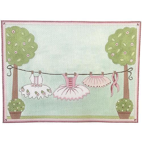 Ballet Clothesline Birth Announcement