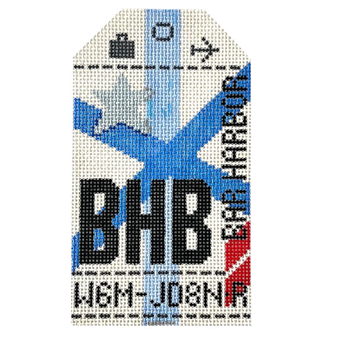 Bar Harbor BHB Retro Travel Tag