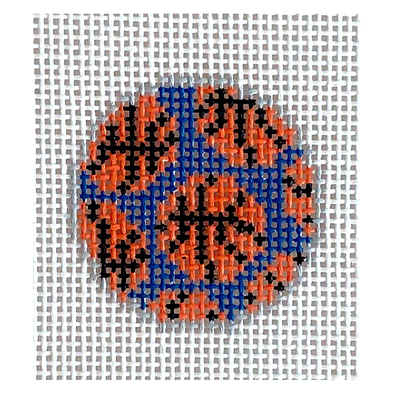 Basketball Round Key Fob Insert