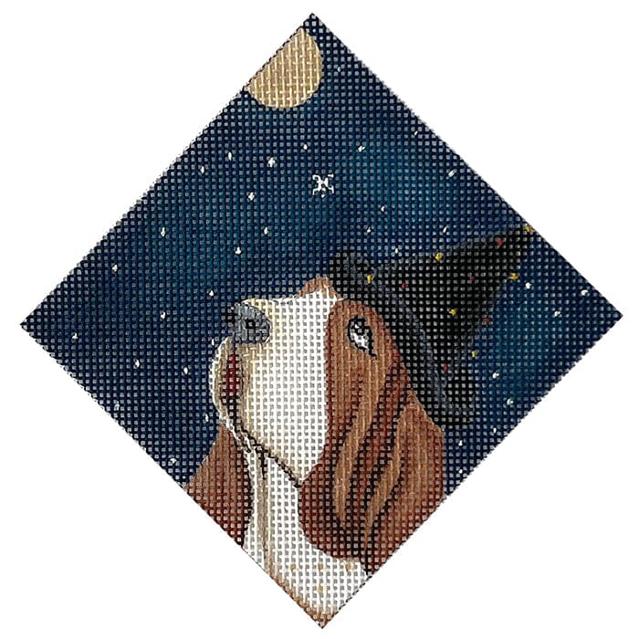 Bassett Hound with Stars CBK