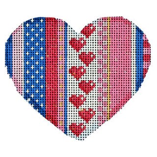 "Be Mine" Stripe Heart II