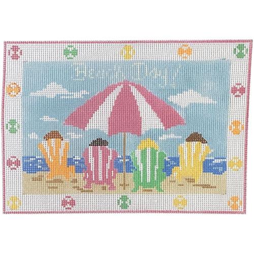 Beach Day on 18 with Beach Ball Border