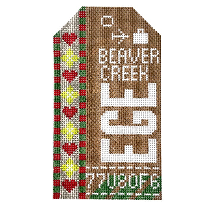 Beaver Creek EGE Retro Travel Tag