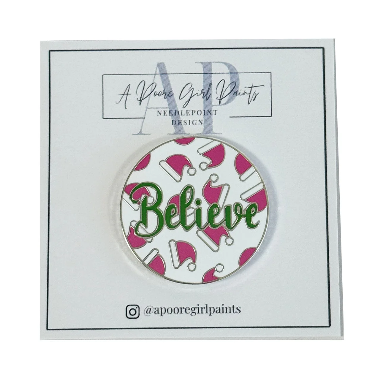 Believe Santa Hats Needleminder