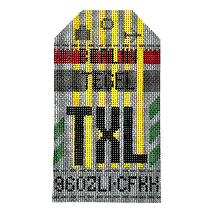 Berlin TXL Retro Travel Tag