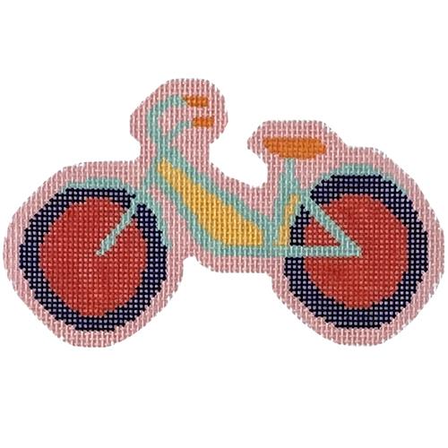 Bicycle - Aqua with Red Spokes